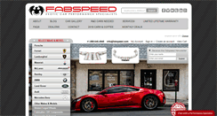 Desktop Screenshot of fabspeed.com